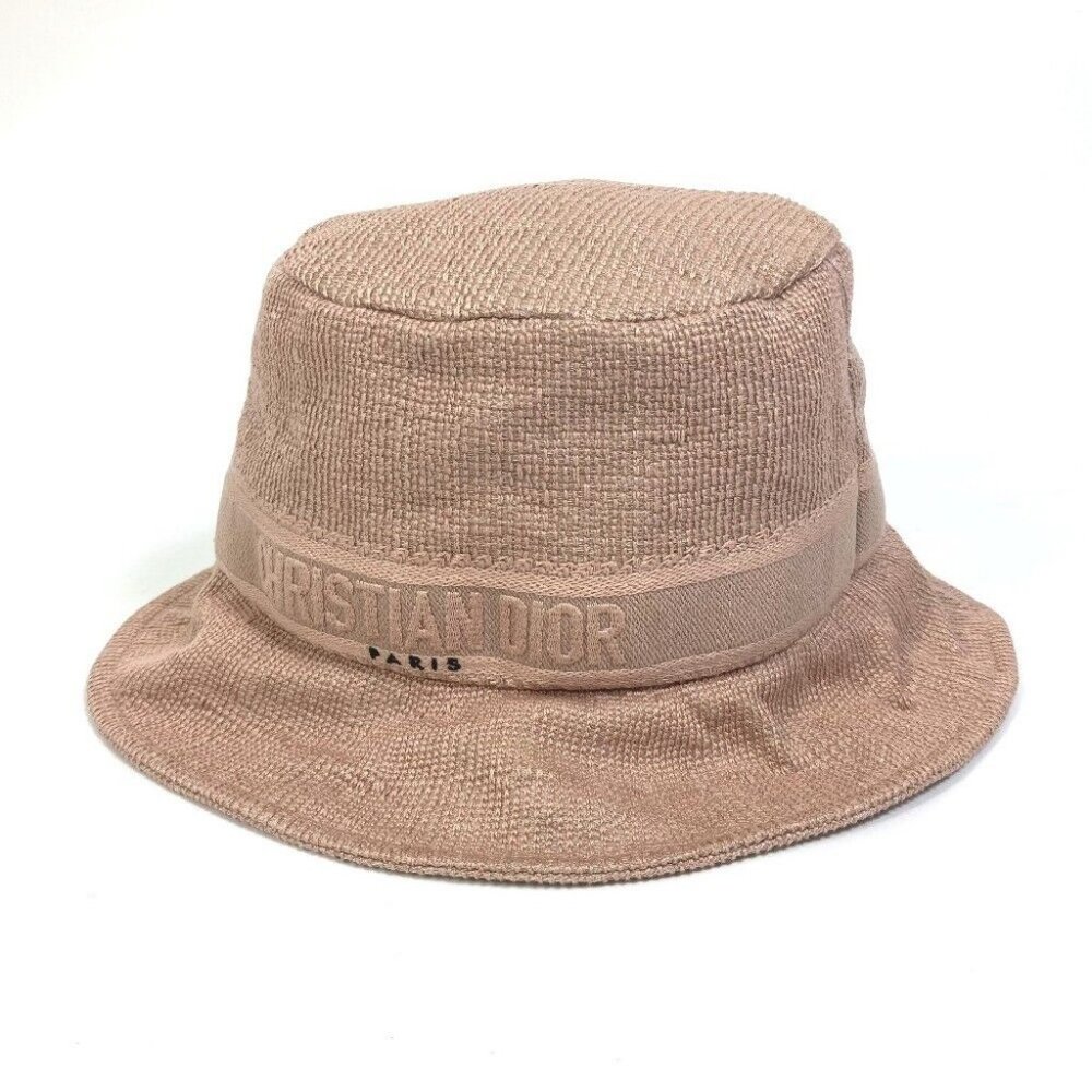 Authentic Dior logo Bob hat hat cotton pink - Picture 11 of 11